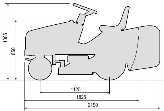 DOLMAR TM-92.14 H - For hydrostatic drive models: - 2
