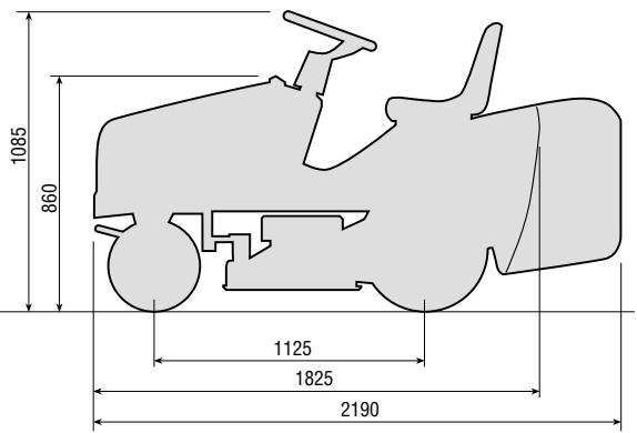 DOLMAR TM-92.14 H - Modelle mit hydrostatischem Antrieb: - 2