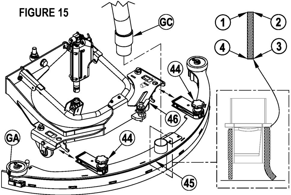 NILFISK CS7000 - Pour returner ou remplacer la lame avant de la raclette... - 1