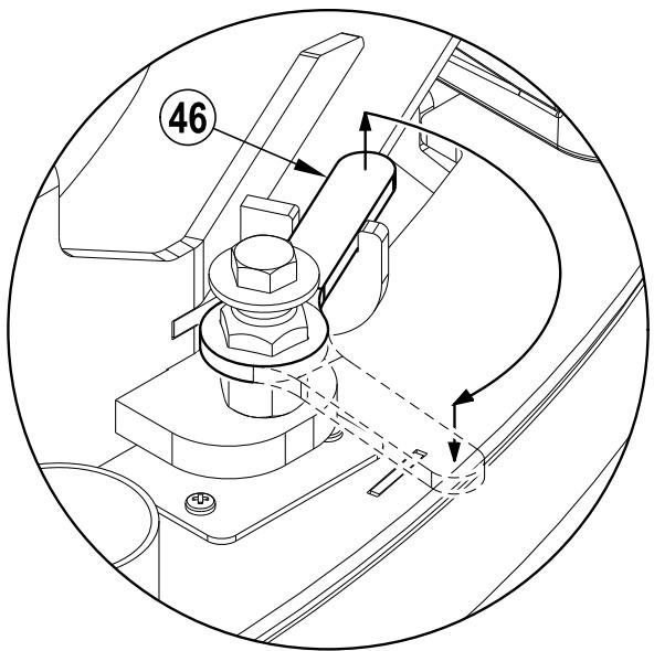 NILFISK CS7000 - Justierung des Winkels der Saugleiste - 3