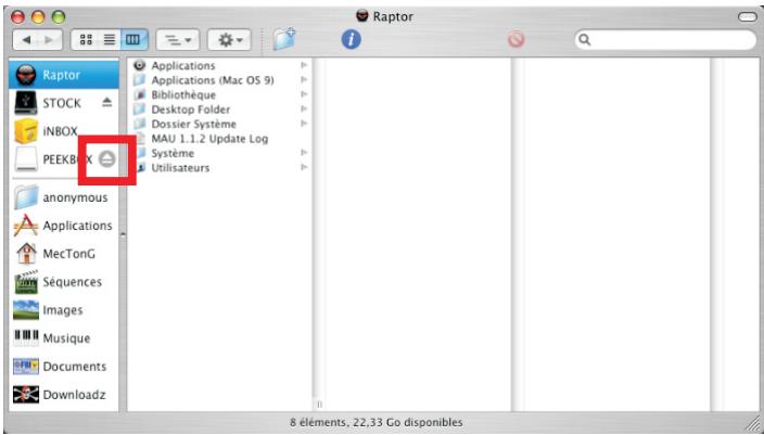 PEEKTON PEEKBOX 40 BLACK - Sous Mac OS X (suite) - 1