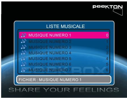 PEEKTON PEEKBOX 40 BLACK - Menu MUSIQUE - 1