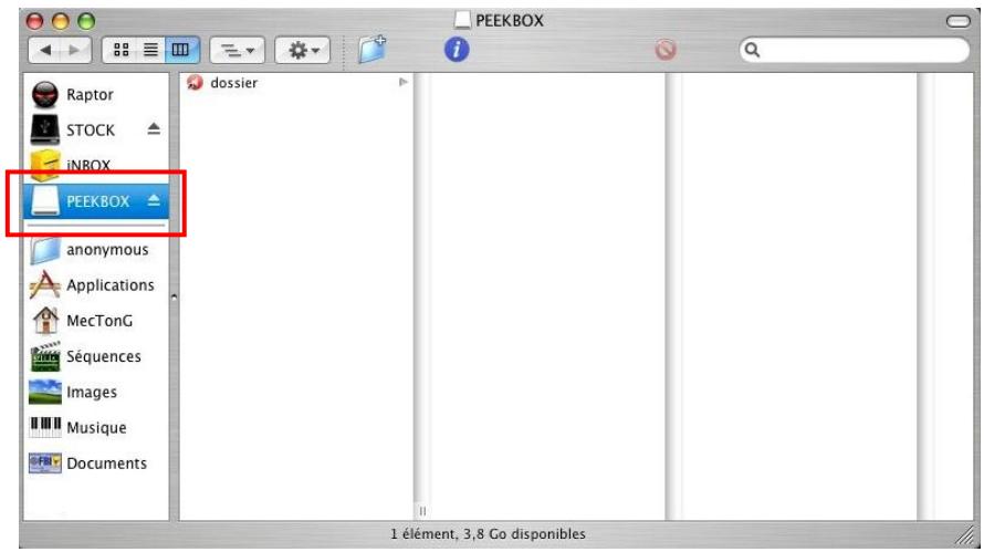 PEEKTON PEEKBOX 50 HD - Sous mac OS x - 1