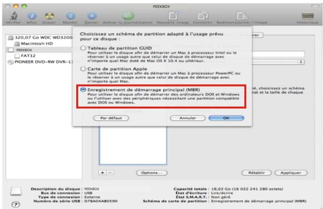 PEEKTON PEEKBOX 50 HD - Partitionner et formater un disque dur (suite) - 2