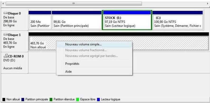 PEEKTON PEEKBOX 50 HD - Partitionner et formater un disque dur (suite) - 1