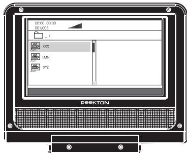 PEEKTON PK 9110 - Lecture d'un DVD - 6