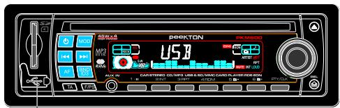 PEEKTON PKM 650 - Lecture à partir d'une clé USB - 1