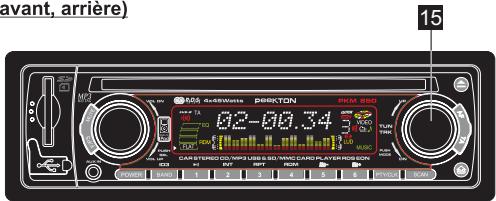 PEEKTON PKM 850 - Fonctionnement des CD,MP3 - 2