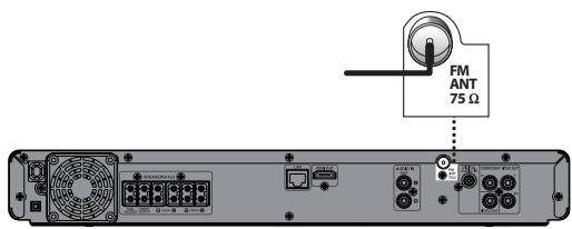 FUNAI HT2-M200 - Connexion d'une antenne de radio FM - 1