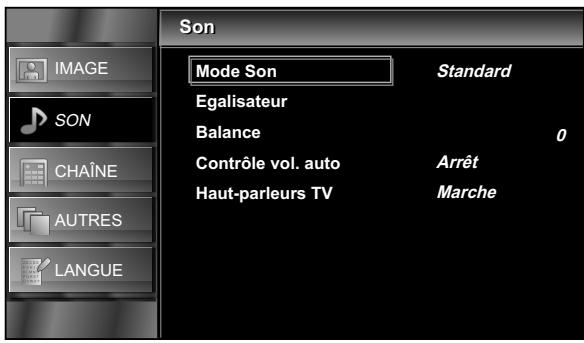 FUNAI LT851-M19 - Ajustement du son - 1