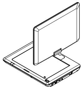 FUNAI PB1-M200 - Tourner et replier l'écran LCD - 1