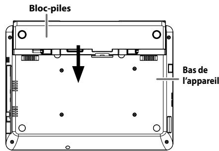 FUNAI PB1-M200 - Mise en place du bloc-piles - 1