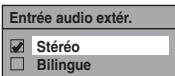 FUNAI WD6D-D4413DB - Réglage de l'entrée audio extérieure - 4