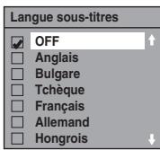 FUNAI WD6D-D4413DB - Langue sous-titres (par défaut: OFF) (DVD uniquement) - 1