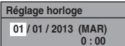 FUNAI WD6D-M101 - Réglage horloge - 1