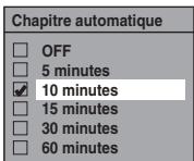 FUNAI WD6D-M101 - Réglage du chapitrage automatique - 5