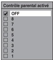 FUNAI WD6D-M101 - Contrôle parental activé (par défaut: OFF) (DVD uniquement) - 1