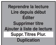 FUNAI WD6D-M101 - Effacement des titres sélectionnés - 2