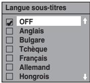 FUNAI WD6D-M101 - Langue sous-titres (par défaut: OFF) (DVD uniquement) - 1