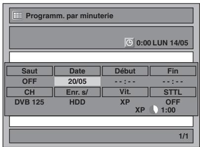 FUNAI WD6D-M101 - Entre la date en utilisant le [ / ], puis appuyez sur le []. - 1