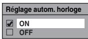 FUNAI WD6D-M101 - Réglage autom. horloge (par défaut: on) - 1