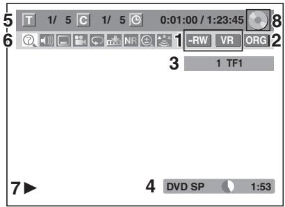 FUNAI WD6D-M101 - Menu affichage - 1