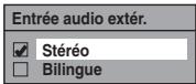 FUNAI WD6D-M101 - Réglage de l'entrée audio extérieure - 5