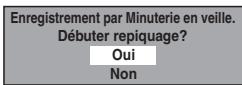 FUNAI WD6D-M101 - Sélectionnez "oui" en utilisant le [ / ], puis appuyez sur [enter/ok]. - 2