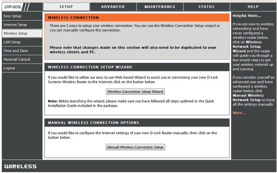 D-LINK DIR-605L - Configuration sans fil - 1