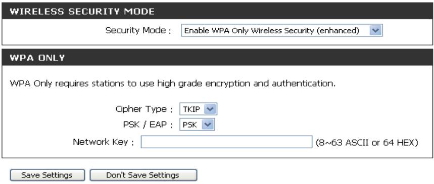 D-LINK DIR-605L - WIRELESS SECURITY MODE - 1