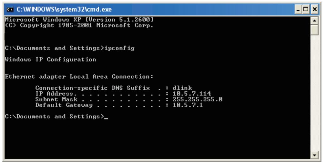 D-LINK DIR-605L - Vérifiez votre adresse IP - 1