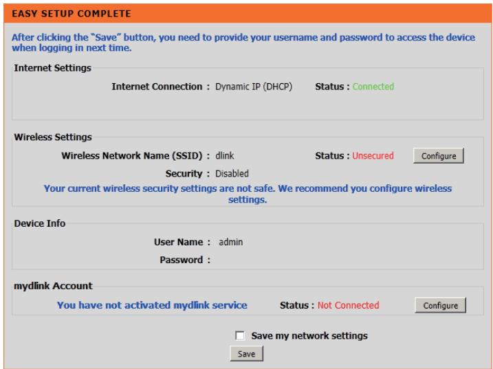 D-LINK DIR-605L - WELCOME TO THE D-LINK EASY SETUP WIZARD - 5