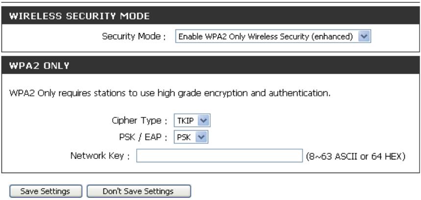 D-LINK DIR-605L - WIRELESS SECURITY MODE - 2