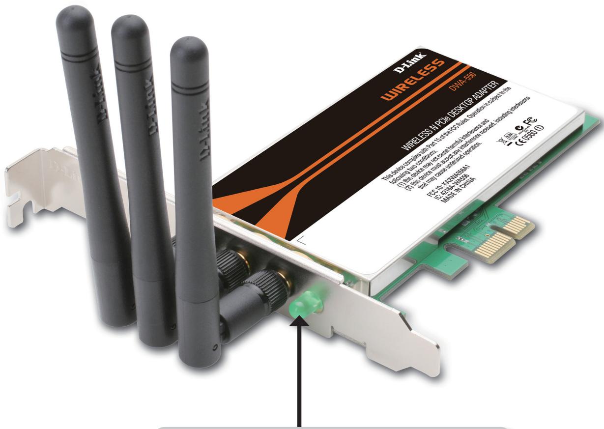 D-LINK DWA-182 - Voyants lumineux - 1