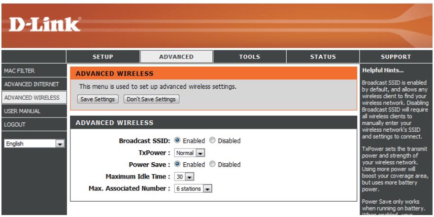 D-LINK DWR-730 - Max. Associated Number (Nombre associé max.) : - 1