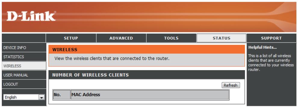D-LINK DWR-730 - Informations sur le réseau sans fil - 1