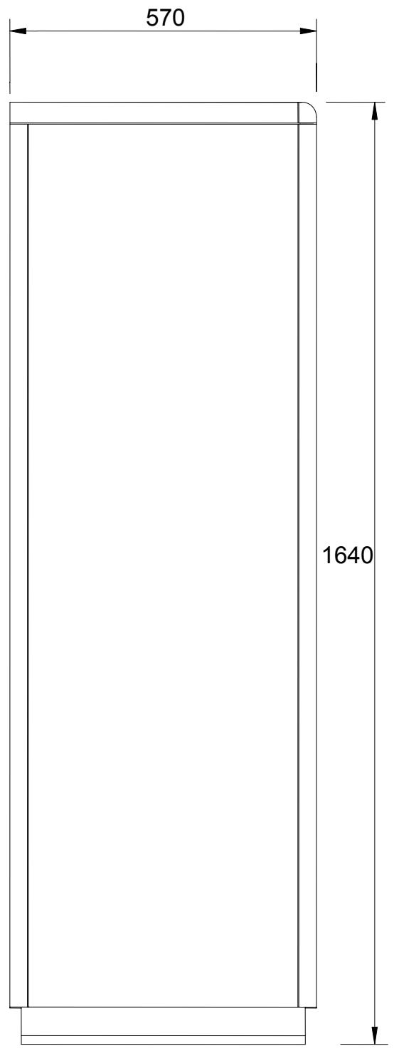 DEVILLE DCB100 V 25 KW - Dimensions d'encombrement - mod. DCB 100 - 2