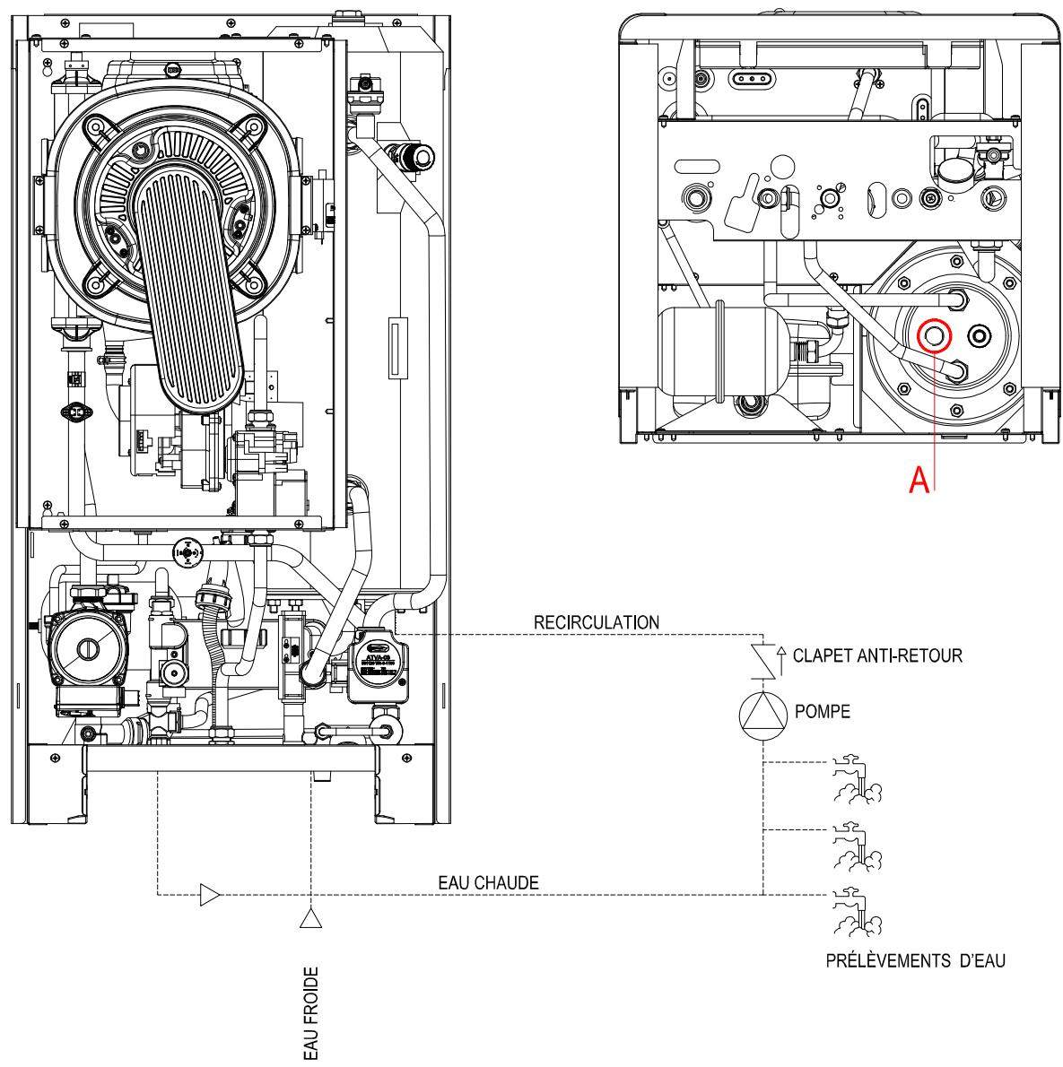 DEVILLE DCI 24 CONDENS V 24 KW - Recirculation ECS - 1