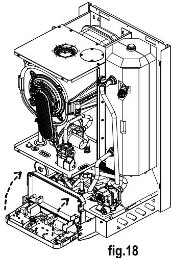 DEVILLE DCI 24 CONDENS V 24 KW - Pour acceder aux branchements électriques du tableau de commande, proceder comme suit : - 2