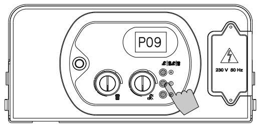 DEVILLE DMC 27-60 CF 27 KW - Paramètre 08 – réglement pression allumage - 2