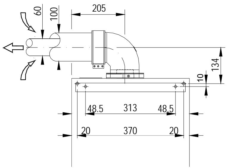 DEVILLE DMV 24 V 24 KW - LONGUEUR MAXIMUM D'EVACUATION : 6 m. - 1