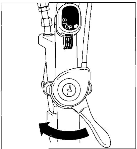 ISEKI SA370F - - THROTTLE LEVER - 1