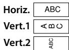 EPSON LABELWORKS LW-Z700 - Modification de l'orientation du texte - 4