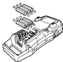 EPSON LABELWORKS LW-Z700 - Utilisation de piles alcalines - 1