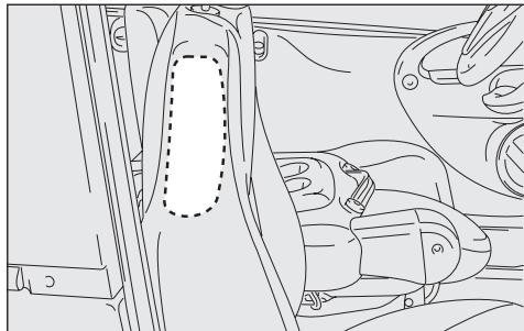FIAT MULTIPLA 2013 - DESACTIVATION MANUELLE DE L'AIR BAG AVANT COTE PASSAGER - 3