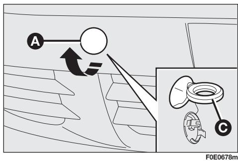 FIAT MULTIPLA 2013 - CROCHET DE L'ANNEAU DE TRACTAGE - 1