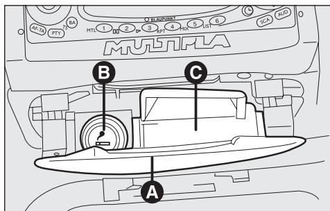 FIAT MULTIPLA 2013 - BOITE A GANTS COTE PASSAGER - 5