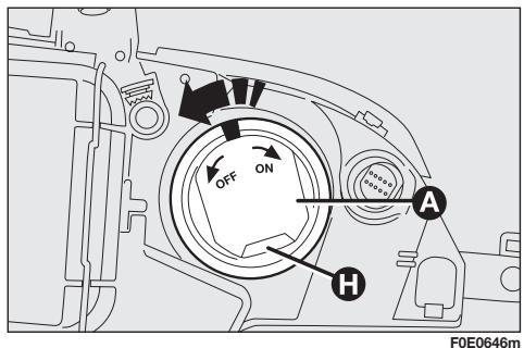 FIAT MULTIPLA 2013 - FEUX DE CROISEMENT - 1