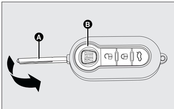 FIAT PUNTO 2013 - CLÉ AVEC TÉLECOMMANDE fig. 4 - 1