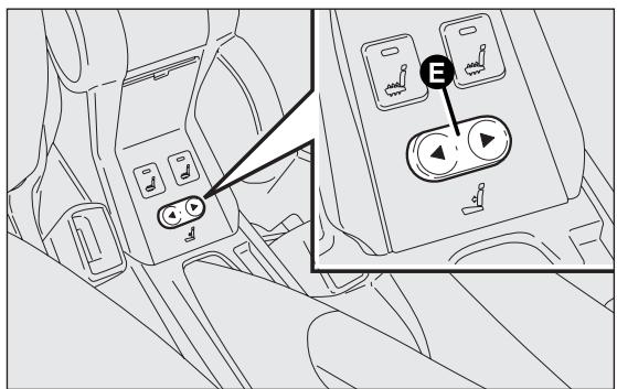 FIAT PUNTO 2013 - Réglage lombaire électrique fig. 24 - 1